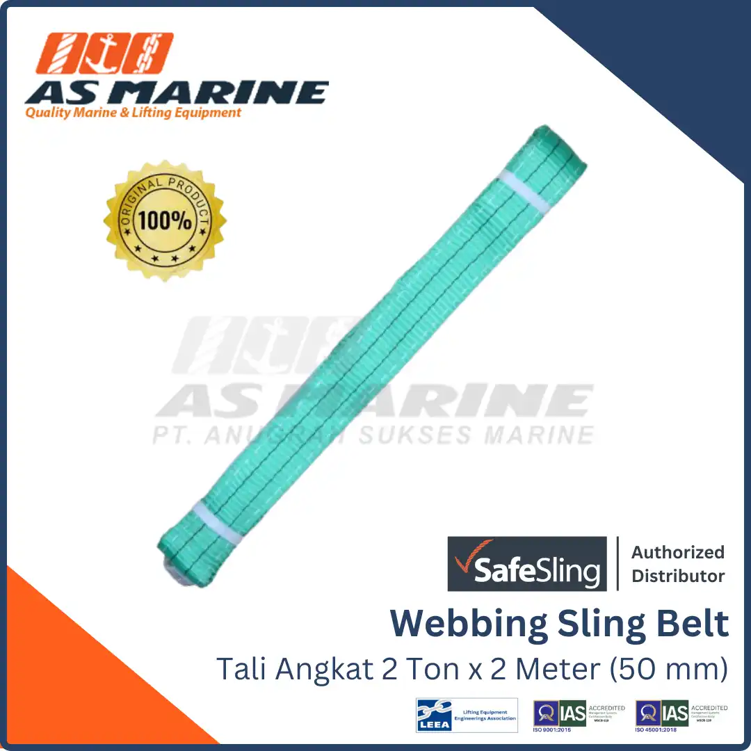 Webbing Sling Belt / Tali Angkat 2 Ton x 2 Meter Safesling